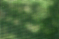 黒い網戸に張替え